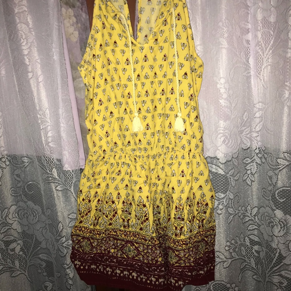 Yellow&Red Romper